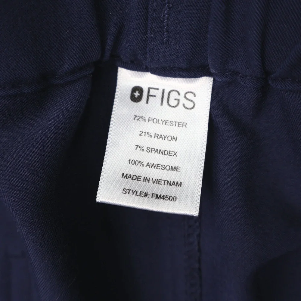 FIGS Scrub Pants Mens XL Navy Blue Excellent Straight Leg Drawstring FM4500